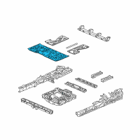 OEM 2018 Honda Odyssey Panel, FR. Floor Diagram - 65111-THR-A00ZZ