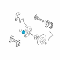 OEM 2007 Hyundai Accent Front Wheel Bearing Diagram - 51720-02000