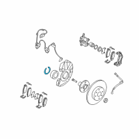 OEM 2000 Hyundai Accent Ring-Snap Diagram - 51718-1C010