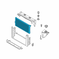 OEM 2015 BMW 535d Radiator Diagram - 17-11-8-509-175