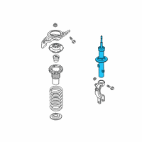 OEM Kia K900 Shock Absorber Assembly Diagram - 54605J6270