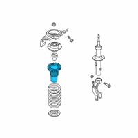 OEM 2020 Kia K900 Pad-Front Spring, UPR Diagram - 54634D2000