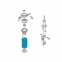 OEM Kia K900 Front Spring Diagram - 54630J6110