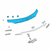 OEM 2022 Cadillac XT6 Applique Diagram - 84768451