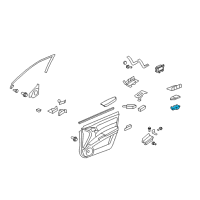 OEM 2010 Acura RDX Switch Assembly, Power Window Master Diagram - 35750-STK-A11