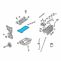 OEM 2020 Jeep Compass Gasket-Cylinder Head Cover Diagram - 5047756AB