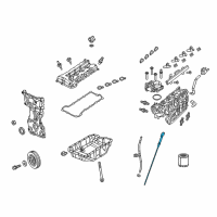 OEM 2015 Jeep Cherokee Indicator-Engine Oil Level Diagram - 5047868AC