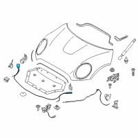 OEM 2019 BMW X2 Rear Bowden Cable Diagram - 51-23-7-300-571