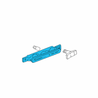 OEM Pontiac High Mount Lamp Diagram - 22640835