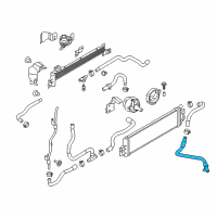 OEM 2021 Infiniti Q50 Hose-Water Cooler, Inlet Diagram - 21307-5CA7A