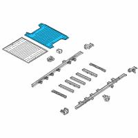 OEM Ram Pan-Rear Floor Diagram - 68167006AA