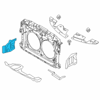 OEM Nissan Murano Cover-Front Under, RH Diagram - 64838-1AA0A