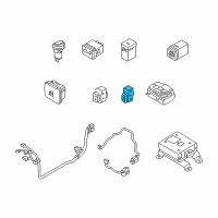 OEM Kia Sedona Switch Assembly-Seat Heater Diagram - 93330A9000DAA
