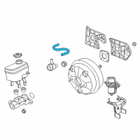 OEM 2007 Jeep Wrangler Hose-Brake Booster Diagram - 52129134AB