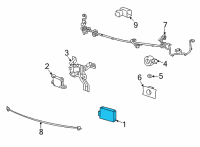 OEM Cadillac Radiator Sensor Diagram - 85000047