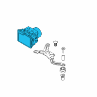 OEM 2014 BMW i8 Rp Hydraulic Unit Dsc Diagram - 34-51-6-890-795
