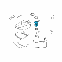OEM Lincoln MKS Fuel Pump Diagram - 8A5Z-9H307-C