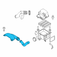 OEM 2011 Kia Forte Duct-Air Diagram - 282101M500