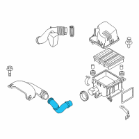 OEM 2012 Kia Forte Koup Duct-Air "A" Diagram - 282111M400