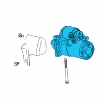 OEM 2020 GMC Sierra 1500 Starter Diagram - 12686149