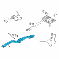 OEM BMW Catalytic Converter Diagram - 18-30-7-615-957