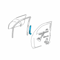 OEM Lexus RX350 Frame Sub-Assy, Front Door, Rear Lower RH Diagram - 67403-0E010