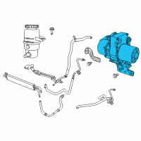 OEM Dodge Durango Pump-Power Steering Diagram - 5154663AC