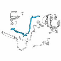 OEM 2013 Dodge Durango Hose-Power Steering Diagram - 5154409AI