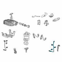 OEM 2008 Honda Accord Sensor, Rear Oxygen Diagram - 36542-R71-L01