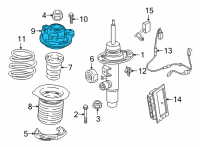 OEM 2022 BMW 330e xDrive GUIDE SUPPORT Diagram - 31-30-6-892-572