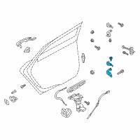 OEM 2013 Ford Fusion Lower Hinge Diagram - DS7Z-5426810-B