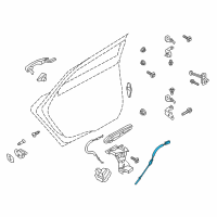 OEM 2018 Lincoln MKZ Lock Cable Diagram - DP5Z-5440180-A