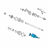 OEM 2015 Honda CR-Z Joint, Inboard Diagram - 44310-SMB-300