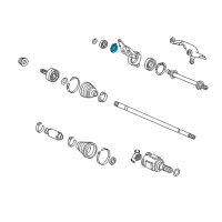 OEM Honda CR-V Circlip, Outer (33MM) Diagram - 90681-SR3-000