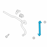 OEM 2021 Chevrolet Trax Stabilizer Link Diagram - 95942519