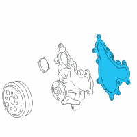 OEM Lexus Gasket, Water Pump Diagram - 16271-0S010