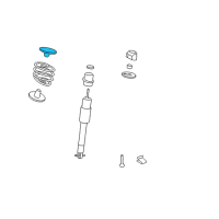 OEM Cadillac DTS Bumper Asm-Rear Suspension Jounce Diagram - 25703339