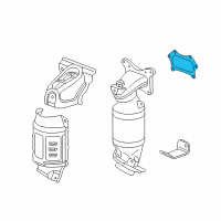 OEM 2008 Honda Accord Gasket, Primary Converter Diagram - 18115-R40-A01