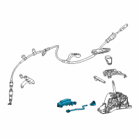 OEM 2020 Toyota Camry Shift Indicator Diagram - 35978-06230