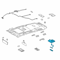OEM 2015 Lexus LX570 Lamp Assy, Map Diagram - 81260-60A91-A0