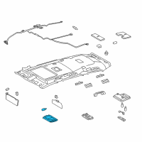 OEM Lexus LX570 Lamp Assy, Spot Diagram - 81360-60030-B0