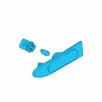 OEM Hyundai Accent Lamp Assembly-Side Repeater, RH Diagram - 92304-1E000