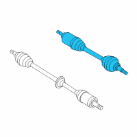 OEM Hyundai Accent Shaft Assembly-Drive, LH Diagram - 49500-1E111--SJ