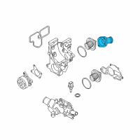 OEM Nissan Cube Inlet-Water Diagram - 13049-EN200