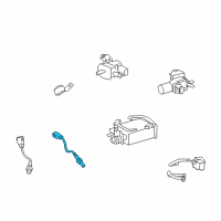 OEM 2009 Lexus LX570 Sensor, Oxygen Diagram - 89465-60370