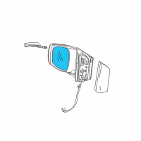 OEM 2013 Ram C/V Glass-Mirror Replacement Diagram - 68060205AB