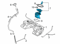 OEM 2022 BMW X5 DELIVERY UNIT, RIGHT Diagram - 16-11-8-099-670
