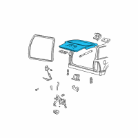 OEM 2002 Ford Explorer Lift Gate Diagram - 1L2Z-7840010-BA