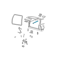 OEM Ford Explorer Support Cylinder Diagram - 1L2Z-78406A10-AA