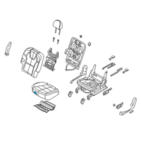 OEM 2021 Kia Telluride Pad U Diagram - 89150S9500